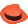 Fluorescerende oranje gangster hoed