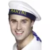 Chapeau marin ruban noir adulte