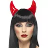 Rode duivelshoorns voor volwassenen Halloween