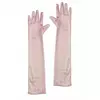 Lange roze handschoenen voor kinderen