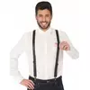 Bretelles similicuir noir adulte