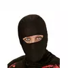 Zwarte ninja bivakmuts voor volwassenen