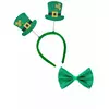 Saint Patrick haarband en strik voor volwassenen