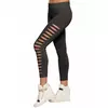 Zwarte legging met gaten voor volwassenen