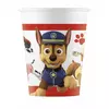 8 Gobelets en carton Pat' Patrouille prêt pour l'action™ 200 ml