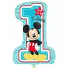 Aluminium ballon cijfer 1 Mickey Mouse™
