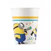 8 Minions™ papieren bekers 200 ml