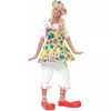 Clown kostuum met hoepel voor dames