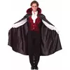 Halloween vampierenkostuum met cape voor mannen, Maat: Large