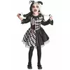 Déguisement arlequin ensanglanté fille, Taille: 3–4 ans (92–104 cm)
