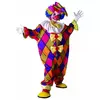 Déguisement Clown à carreaux enfant, Taille: 4–6 ans (110–120 cm)