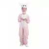Déguisement lapin combinaison rose enfant, Taille: 7–9 ans (120–130 cm)