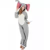 Déguisement éléphant gris femme