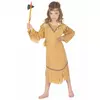 Déguisement indienne beige fille, Taille: 4–6 ans (110–120 cm)