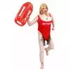 Grappig strandwacht kostuum voor mannen, Maat: Medium (48–50)