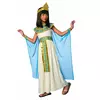 Zwarte Egyptische koningin kostuum voor meisjes, Maat: 3–5 jaar (110 cm)