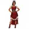 Déguisement steampunk sexy rouge femme, Taille: Medium (38–40)
