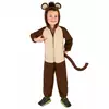 Aap outfit voor kinderen, Maat: 3–4 jaar (XS)
