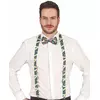 Groene kerstbretels voor volwassenen