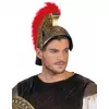 Romeinse helm met rode veren
