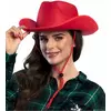 Rode cowboy hoed voor volwassenen