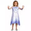 Wit klassiek kostuum Elsa™ de Frozen 2™ voor meisjes, Maat: 7–8 jaar (124–136 cm)