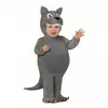 Grijs wolf kostuum voor baby's, Maat: 12–18 maanden (82–88 cm)