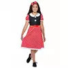Déguisement petite souris rouge fille, Taille: 4–6 ans (115/128 cm)