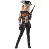Déguisement pirate tatouée fille, Taille: 10–12 ans(130–140 cm)