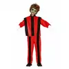 Déguisement pop star rouge garçon, Taille: 5–6 ans (110–115 cm)