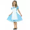 Prinses in wonderland kostuum voor meisjes, Maat: 4–6 jaar (115/128 cm)