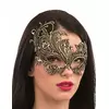 Goudkleurig oogmasker van stof voor volwassenen