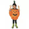 Poncho citrouille enfant