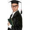Academic square studentenhoed voor volwassenen