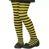 Collant rayé jaune et noir enfant