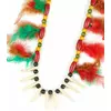 Collier indien à plumes
