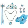 Kit de 6 accessoires princesse bleue fille