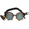 Steampunkbril voor volwassenen met hoofdlamp