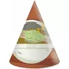 6 Chapeaux de fête en carton bébé Yoda The Mandalorian™