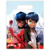 6 Sacs cadeaux Miraculous Ladybug™ 23 x 16,5 cm
