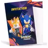 8 uitnodigingen Sonic Prime 10 x 15 cm