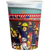8 kartonnen bekers Sam de Brandweerman™ 250 ml