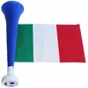 Voetbal toeter met italiaanse vlag