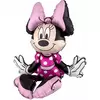 Aluminium zittende Minnie Mouse™ ballon