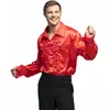Rood discokostuum voor mannen, Maat: Large
