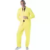 Fluo geel fashion kostuum voor volwassenen