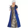 Déguisement marquise bleue femme, Taille: Medium (38–40)