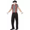 Mime outfit voor mannen, Maat: Medium/Large