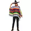 Poncho mexicain homme