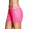 Shorty à sequins rose fluo femme